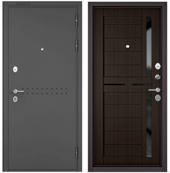 Входная металлическая дверь Mass 90 CR-4 Ларче шоколад