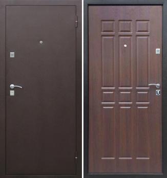 Входная металлическая дверь Сопрано, Дуб шоколад