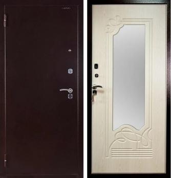 Входная металлическая дверь Ампир Белый ясень