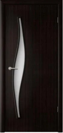 Дверь ламинированная межкомнатная (полный комплект) ПО Волна Венге