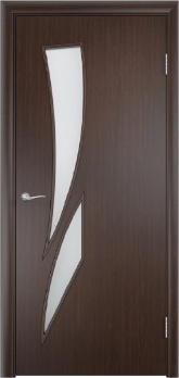 Дверь ламинированная межкомнатная (полный комплект) ПО Стрелиция Венге