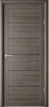 Дверь межкомнатная экошпон ПГ Вена серый кедр