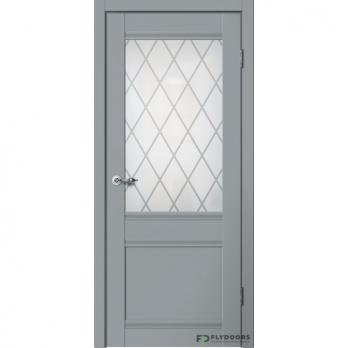 Межкомнатная дверь Эмалит С01 ПО Серый