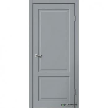 Межкомнатная дверь Эмалит С02 ПГ Серый