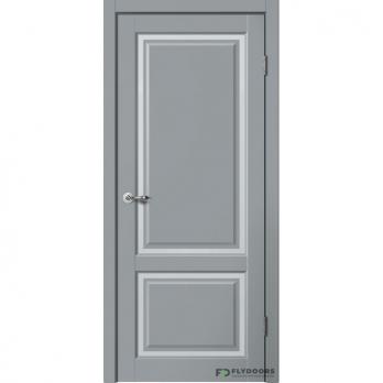 Межкомнатная дверь Эмалит E02 ПО Серый
