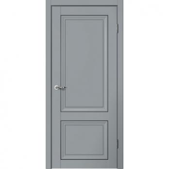Межкомнатная дверь М01 ПГ Серый, эмалит