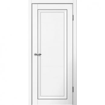 Межкомнатная дверь М02 ПГ Белый, эмалит