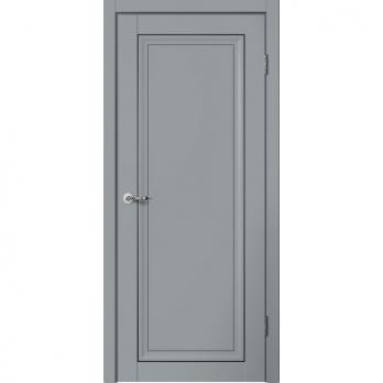 Межкомнатная дверь М02 ПГ Серый, эмалит